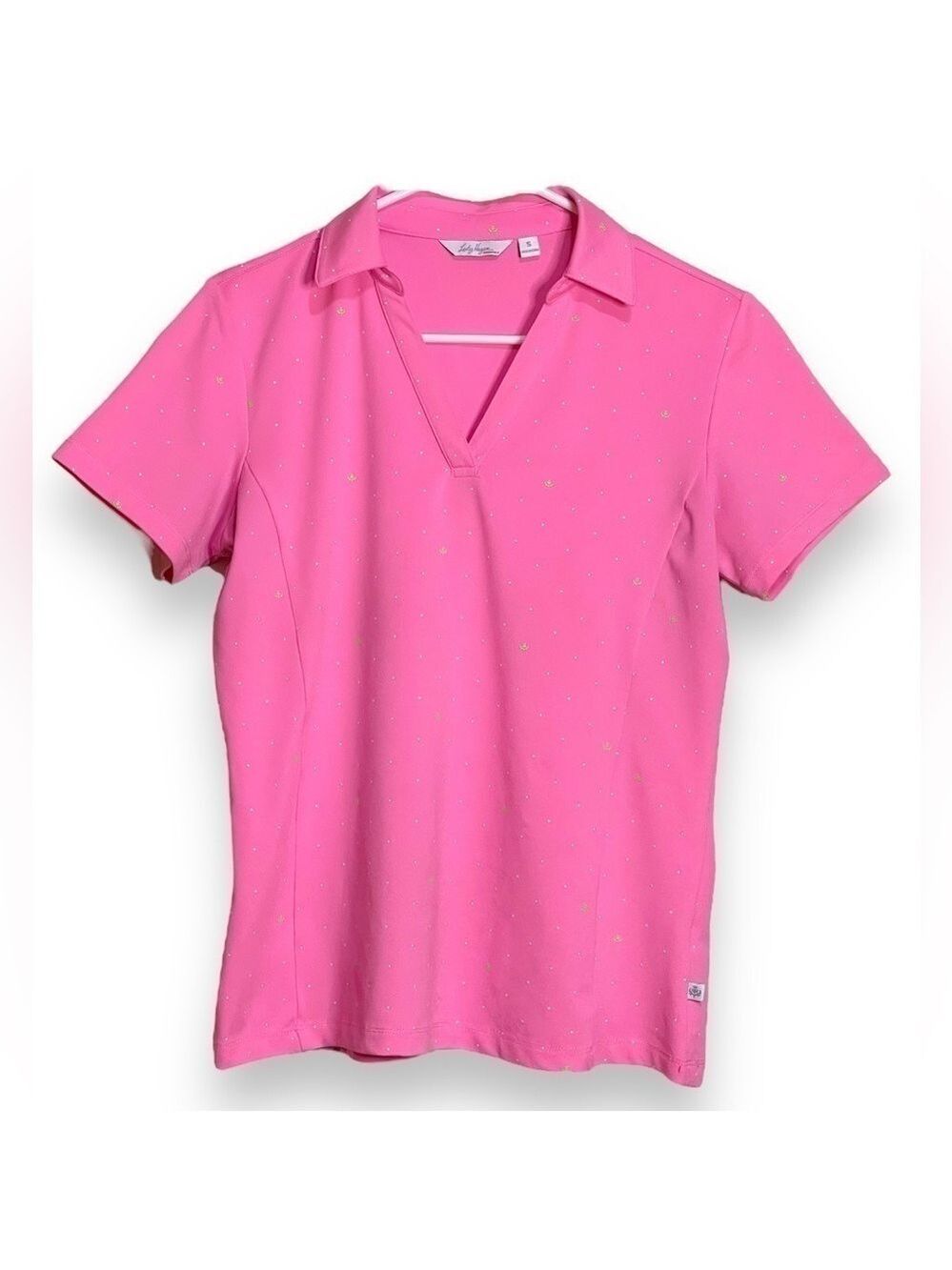 Lady Hagen Golf Polo, Bright Pink, Women’s Size Small